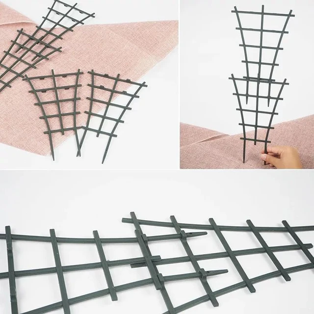 Rácsos Cserepes Növényekhez Kis Rácsosok A Hegymászó Növények Ventilátoros Rácsok Szőlője - Image 4