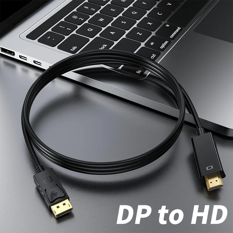 4K DisplayPort-HDMI ȣȯ ̺ DP-HD  ÷ Ʈ PC Ʈ HDTV  Ϳ   ̺ 3m