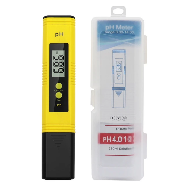 Digital PH Metre,Backlight PH Metre 0.01 High Precision Water Quality  Tester, PH Range is 0-14, Suitable for Drinking Water Swimming Pool and  Aquarium PH Tester Design, with ATC : : Computers