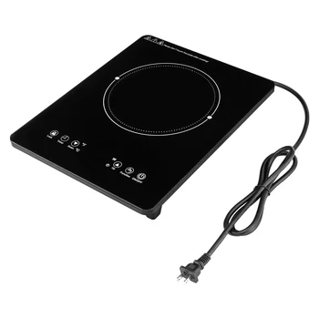 1800W Induction Cooktop Hot Plate Portable Induction Cooktop w/Ultra Low Noise  for Kitchen Countertop Use 1