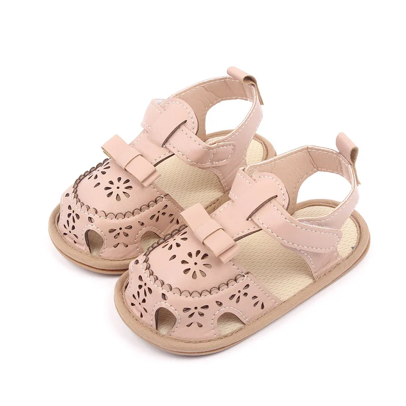 Infant Baby Girls Sandals Toddler Summer Shoes Newborn Bebes Soft Rubber Sole Footwear for 1 Year Items Cute Bows Sandalen Gifts