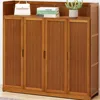 Bamboo Shoe Storage Cabinet with Doors, 7 Tier Free Standing Shoe Rack, 36-40 Pairs Cabinet, Entryway Organizer 5