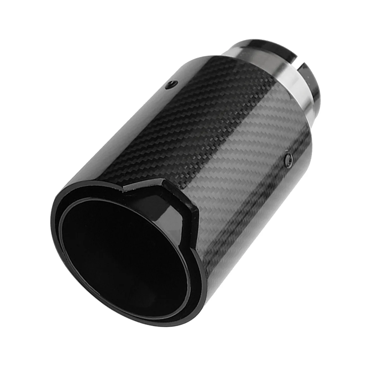 

Carbon Fiber Glossy Black Rear Tail Exhaust Pipe Muffler Tip for BMW M Series Universal Muffler