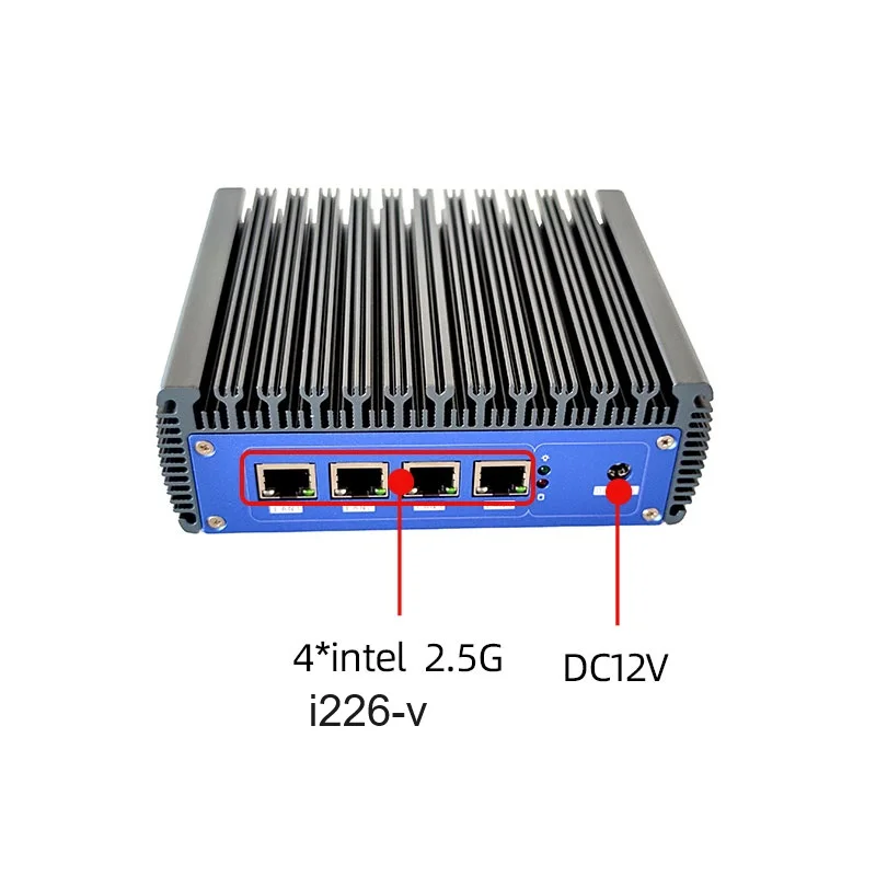 SZBOX X4A N100 Soft Router DDR5 8GB 256GB NVMe SSD 4* i226 2.5G LAN Mini PC pfSense Firewall VPN Server OPNsense OpenWrt 5