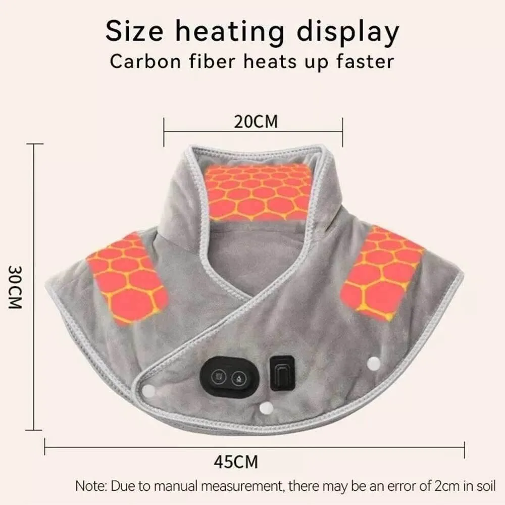 3 Heat Level Electric Heating Shoulder Neck Pad Fast Heating Adjustable Temperature Heated Shoulder Pad Relief Tools