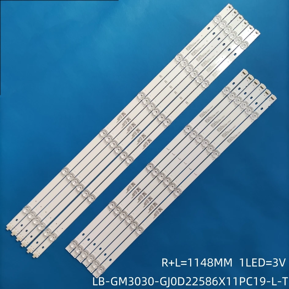Striscia Di Retroilluminazione A Led Per Lampada Tv Per Labbra Phi 58 "Tv Lb-Gm3030-Gj0D22586X11Pc19-L-T 58 Pus7855/12 58 Puf7695/T3 58 Pus7805/12 58 