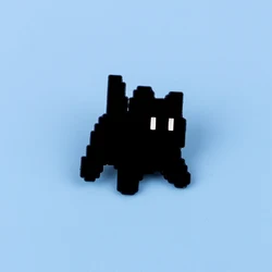Charming Cat Enamel Pin Brooch - Stylish Metal Lapel Accessory and Gift (20)