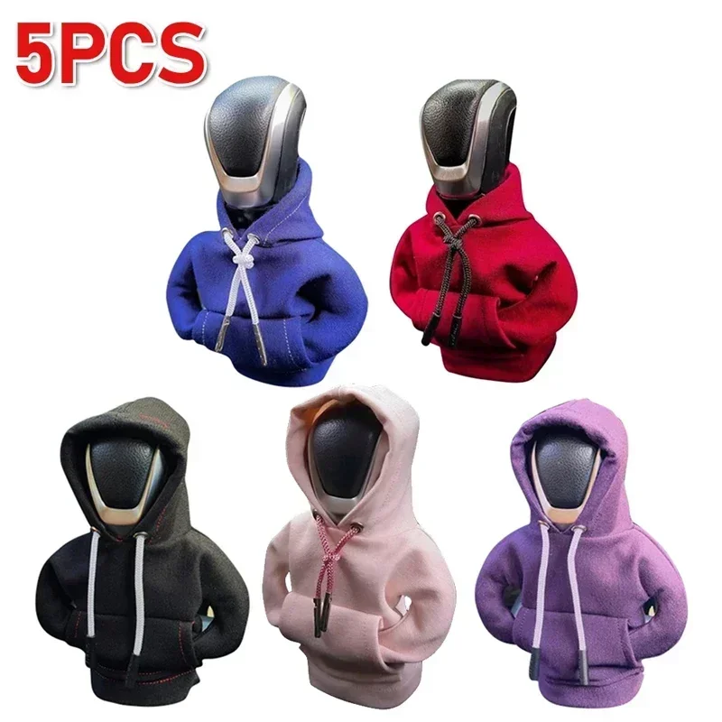 Universal Gear Shift Hoodie Cover - Stylish Car Interior Decoration and Novelty Gift