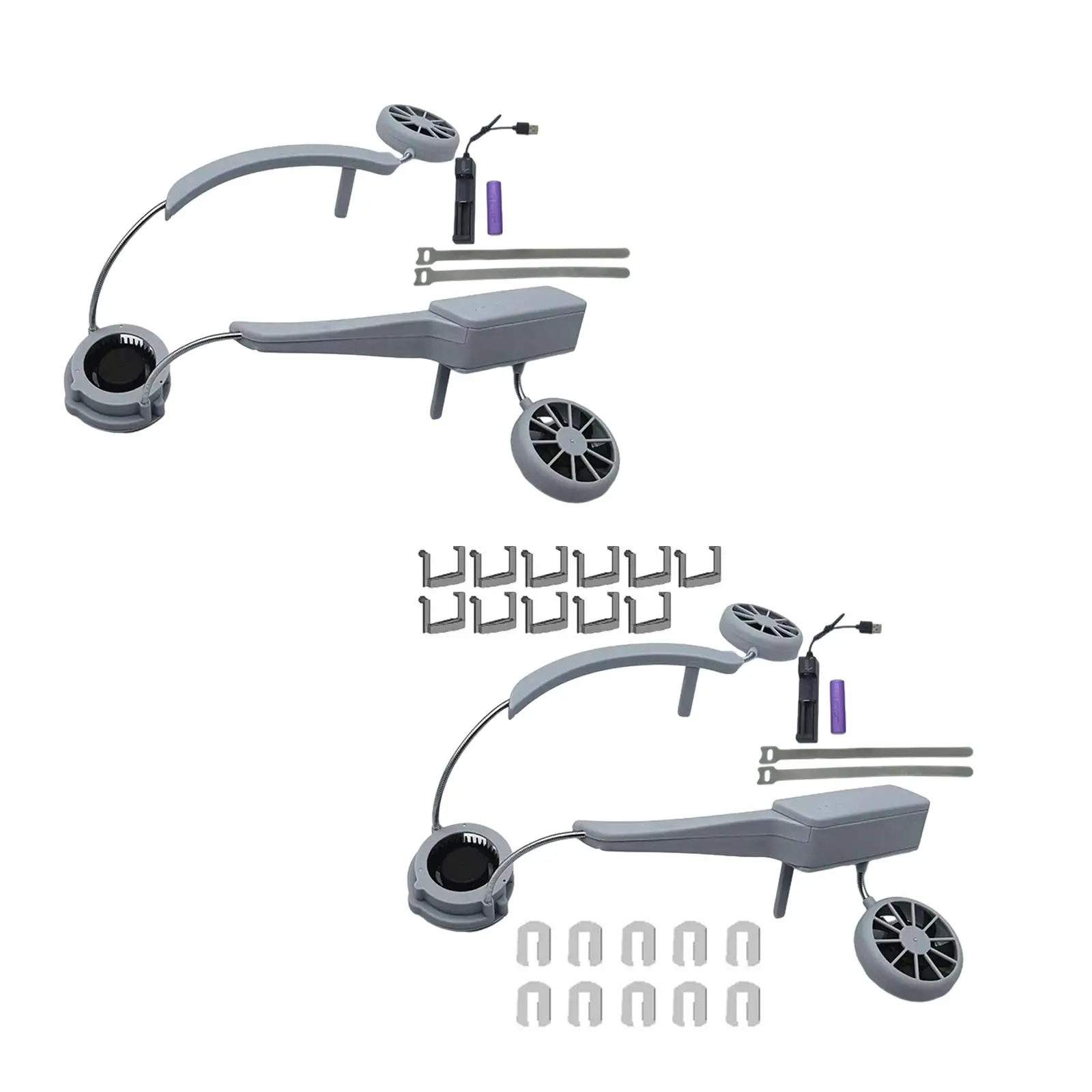 

Hard Hat Fan Adjustable High Flexibility Wearabl Cooling Universal Adapter for Construction Sites Outdoor Activities Electrician