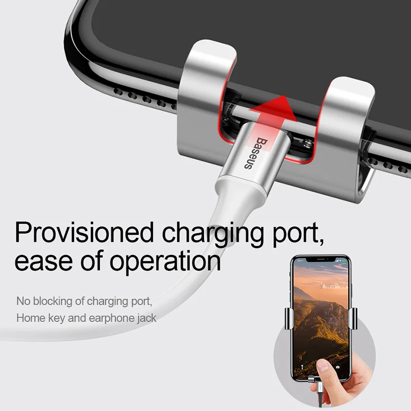 

Baseus Gravity Car Phone Holder Air Vent Universal for iPhone Redmi Note 7 Smartphone Car Support Clip Mount Holder Stand