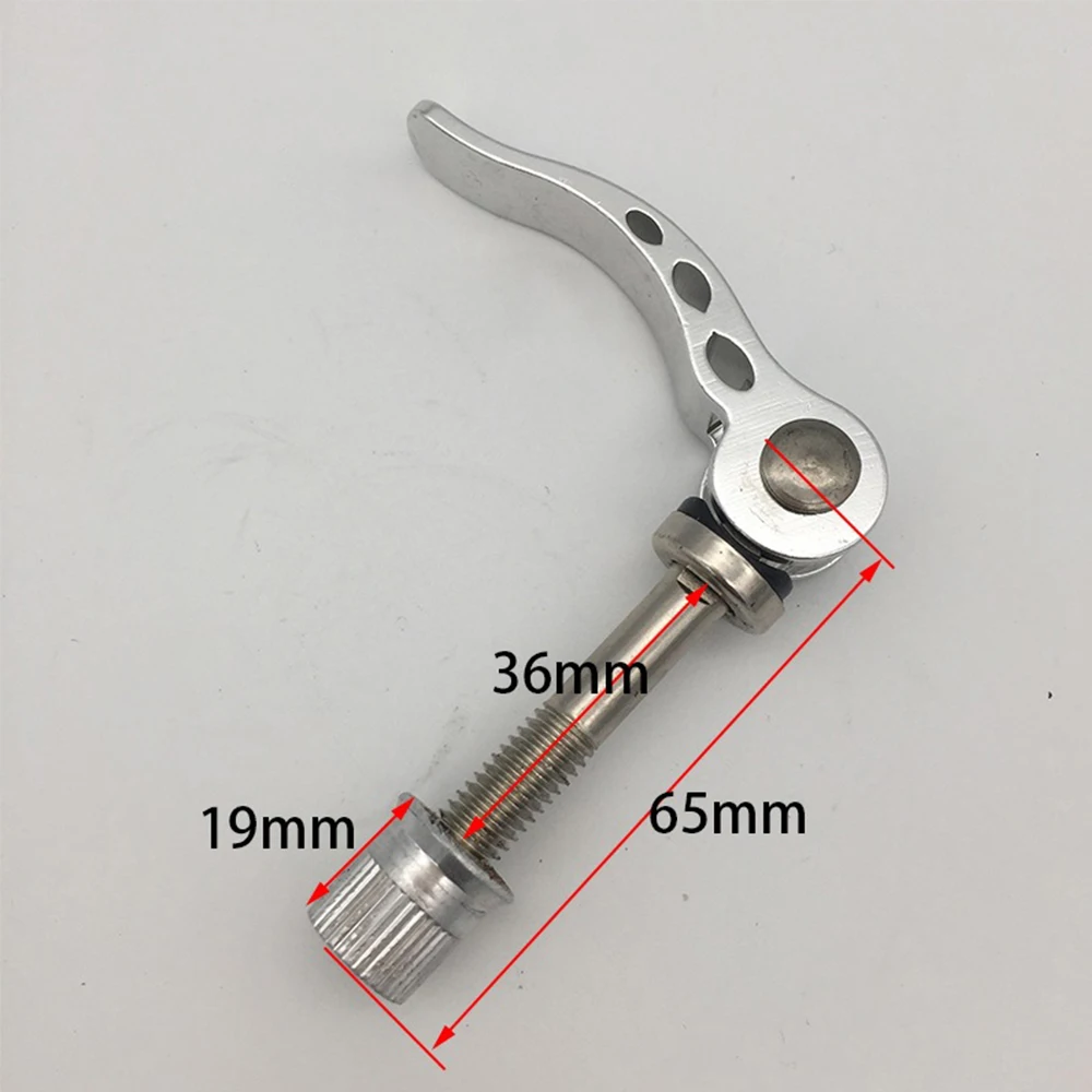 Morsetto a sgancio rapido per bicicletta, leggero e, si adatta perfettamente a qualsiasi tubo sella da 31 8 mm, incluso per Brompton Designs (nero