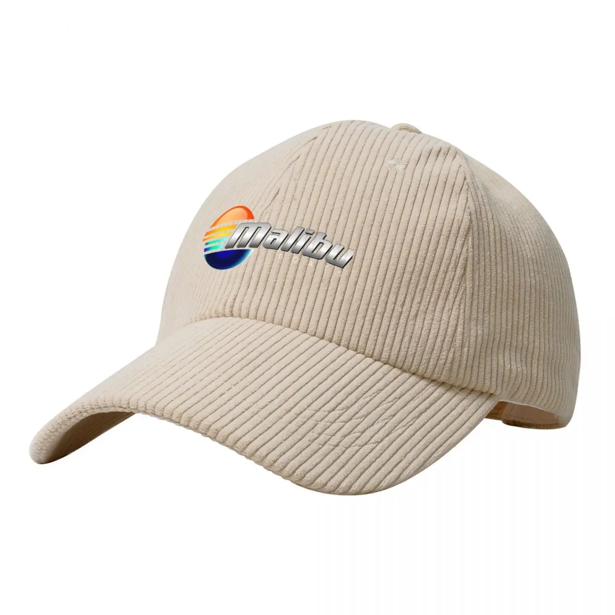 

Malibu Boats Corduroy Baseball Cap Beach Outing tea Hat foam party Hat hiking hat Golf Men Women's