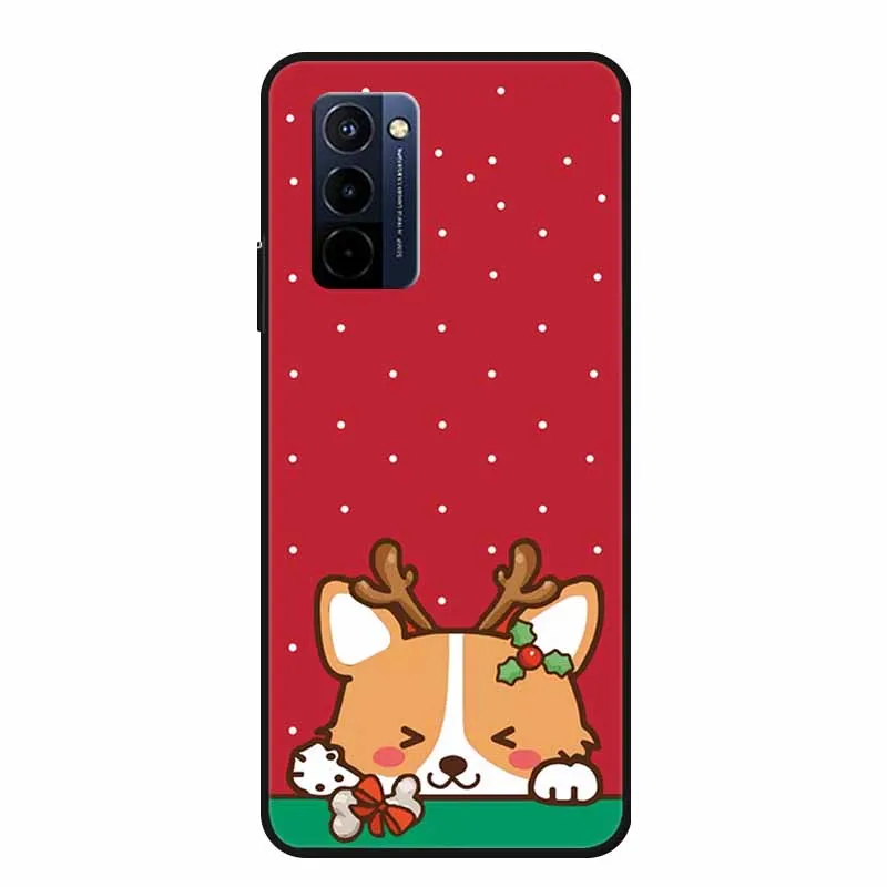 Festive Holiday-Themed Soft TPU Silicone Phone Cover