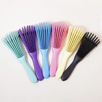 Brosse de massage du cuir chevelu anti-statique pour cheveux bouclés, outil de coiffure professionnel spécial pour perruques en cheveux naturels 3