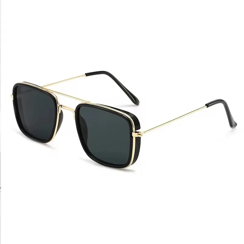 Fashion metal small square frame Korean glasses Retro sunglasses UV protection lenses Car sunglasses 9028 vintage sunglasses driving glasses