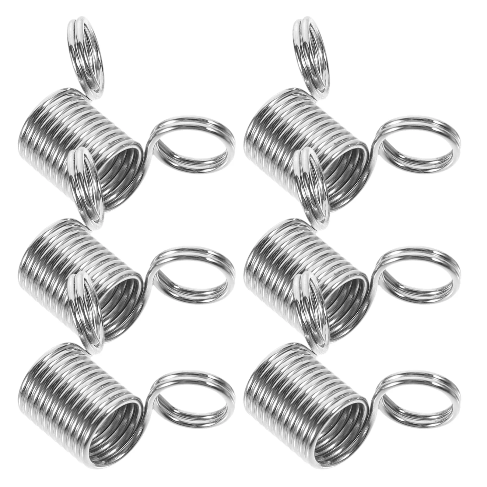 

6Pcs Bead Stoppers Anti-drop Bead Stoppers Metal Spring for Beading Jewelry Beading Stoppers