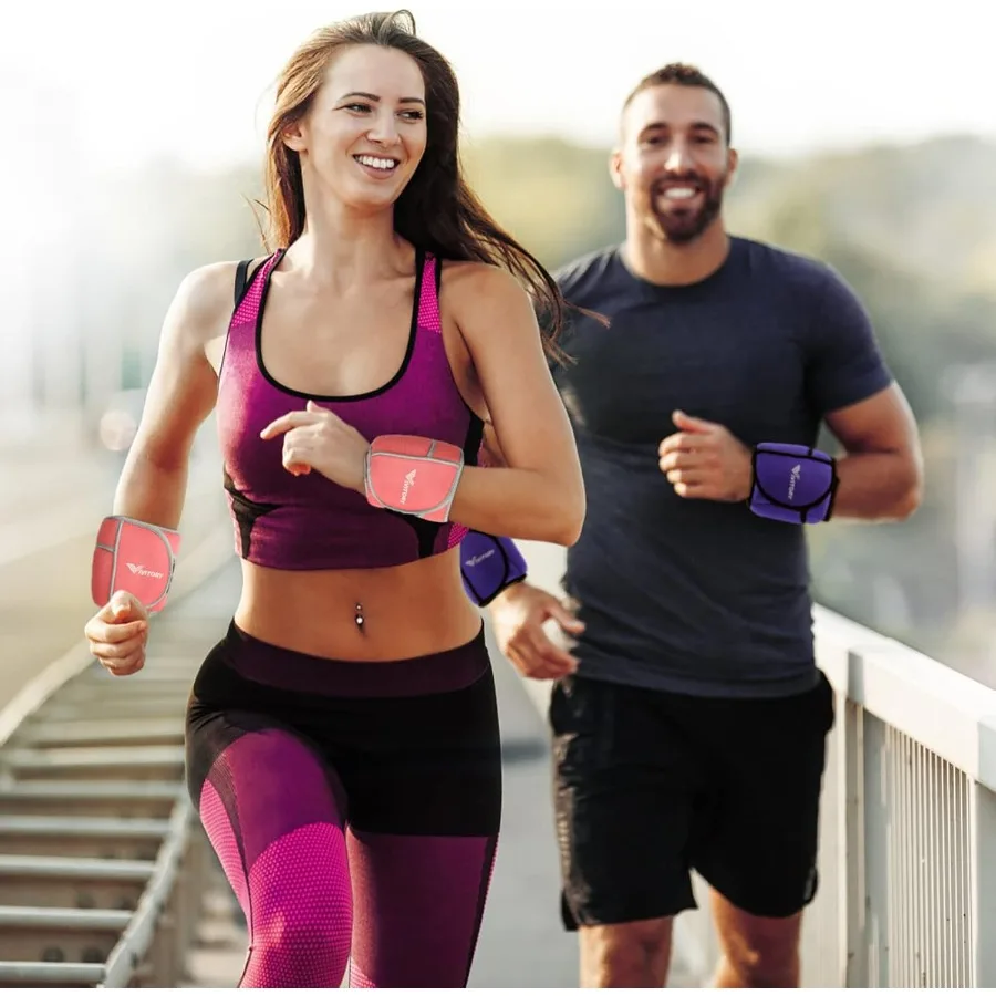 Adjustable Ankle Weights for Women & Men, Leg Weights 2 to 10 Lbs, Arm Weights, Ankle Wrist Weights Set for Strength Training, J