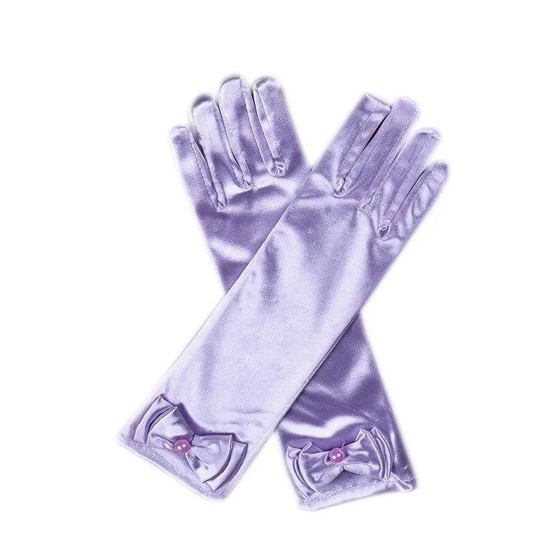 Children Halloween Frozen Princess Gloves Cinderella Sleeve Aurora Snow White Nylon