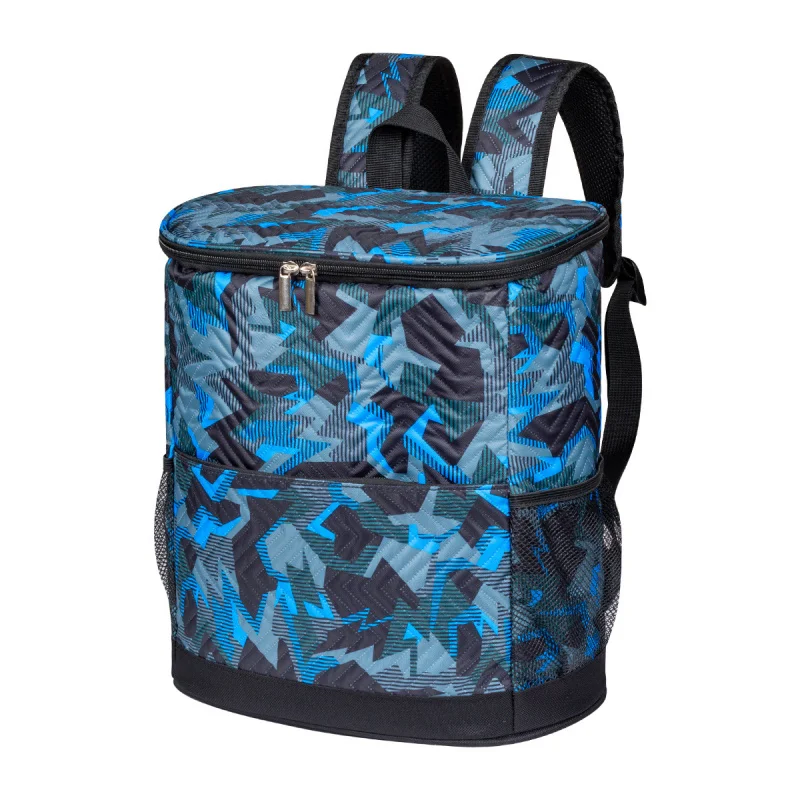 New Arrival Printed Double Shoulder Insulated Bag Big Capacity Outdoor Thermal Keep Warm and Cold Pack