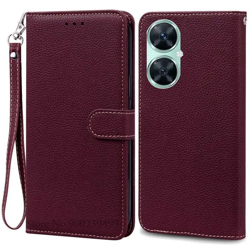 Elegant Leather Flip Wallet Case for Huawei Nova 11i - Premium Silicone Cover Coque s