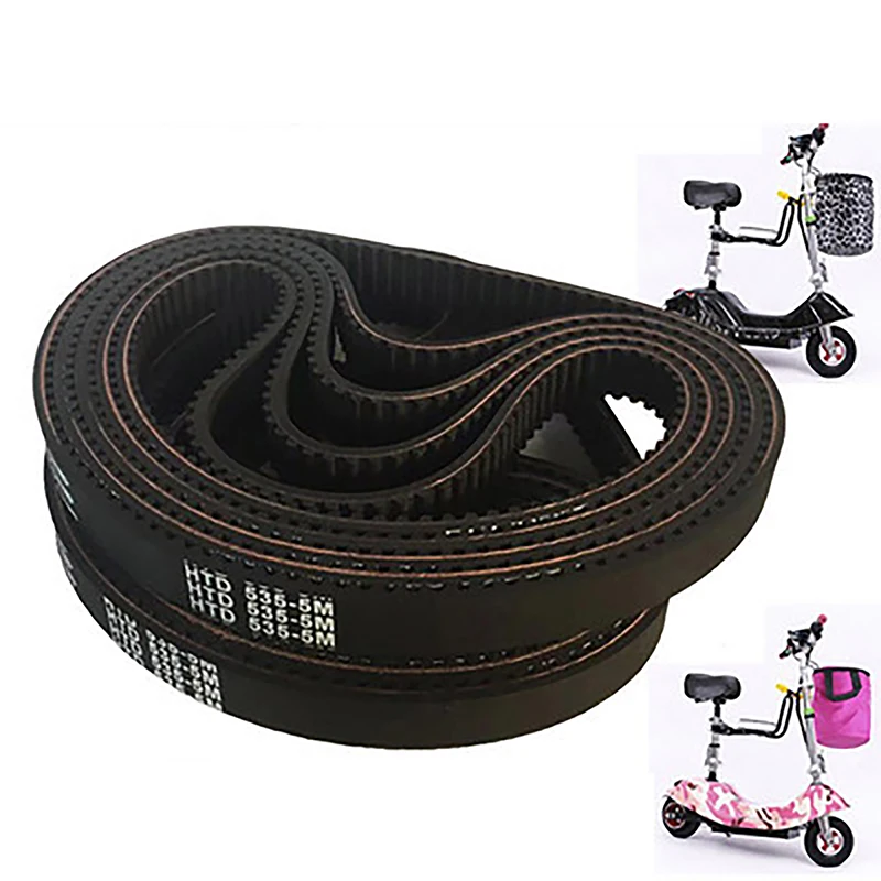 Electric Scooter Belt 3m 384 12 Transmission Timing Belts HTD 3m-384-12 5M-535-15 Rubber Drive Stripe E-scooter Hoverboard Parts