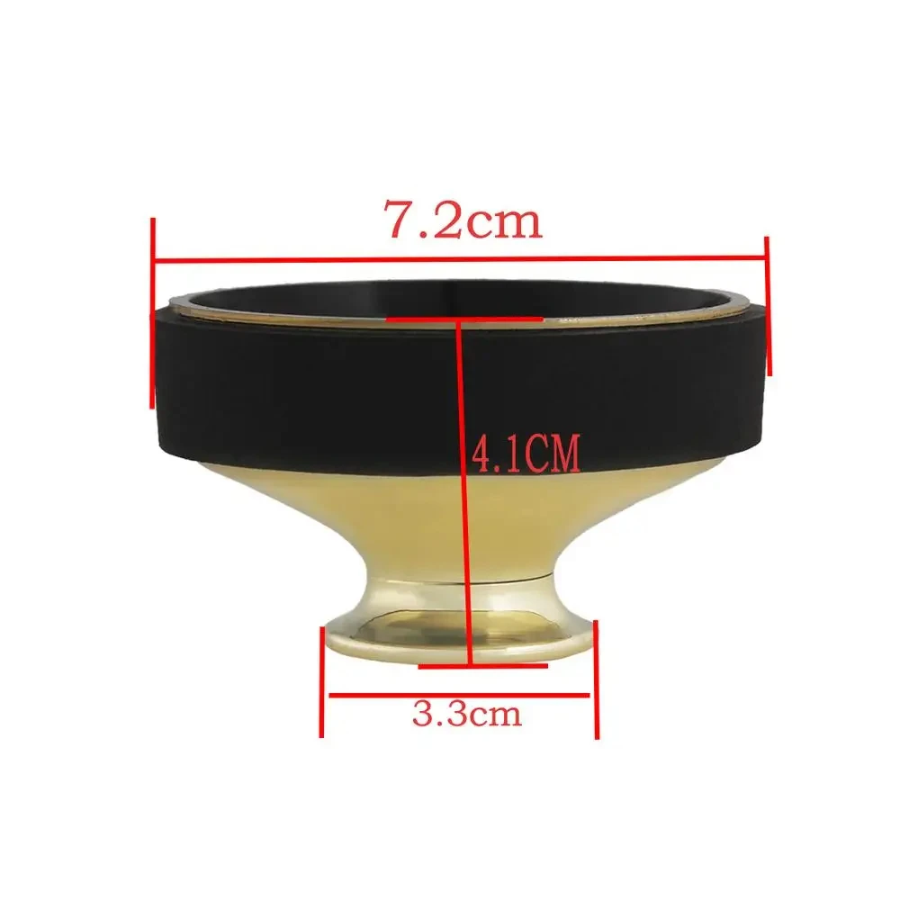 Alto Saxophone Silencer Round Light-Weight ABS Mute Dampener Woodwind Musical Instrument Accessories Sax Parts woodwind instrument accessories