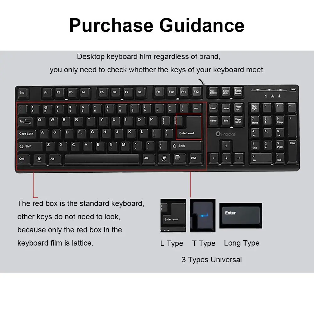 Universal Colorful Keyboard Cover Protector Waterproof Dustproof Silicone Computer Full Coverage Protective Film For Desktop PC