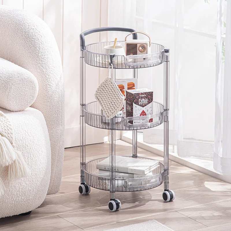 Mobile Storage Rack Trolley Kitchen Bathroom Bedroom Multi Storey Snacks  Storage Rack with Wheels Organizer Home Accessories - AliExpress