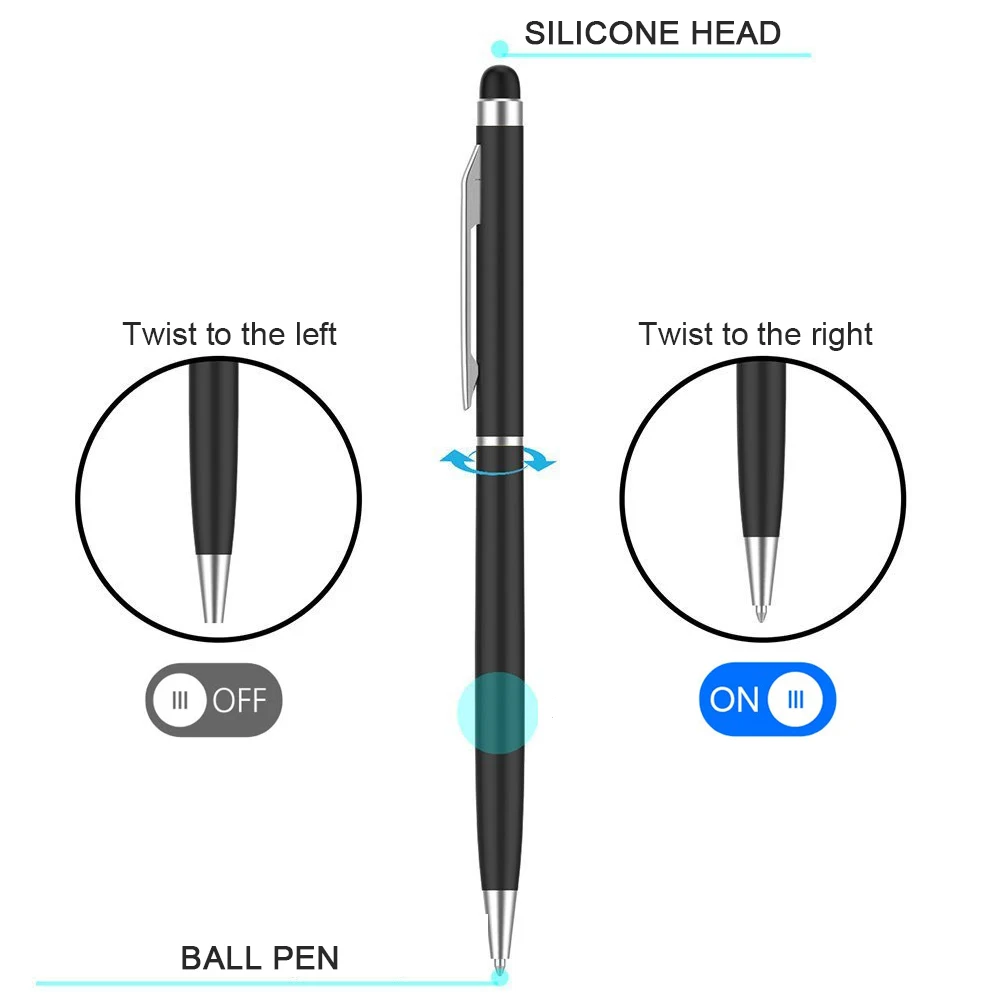 10Pcs Universal Stylus Pen Tablet Drawing Capacitive Screen Touch Pen for iphone ipad Samsung Xiaomi Android Mobile Phone Pencil 4