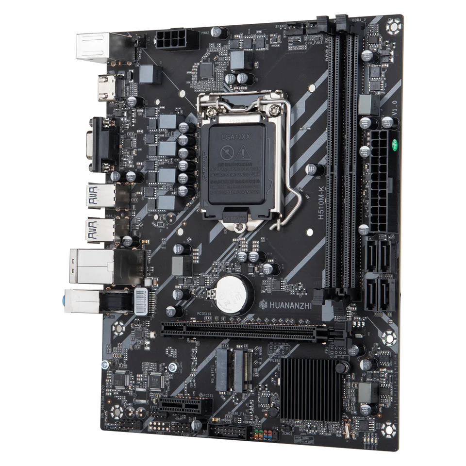【動作確認済】i5-11400＋H510M-A D4セット HUANANZHI H510 K M-ATX Motherboard Intel LGA 1200 Support 10
