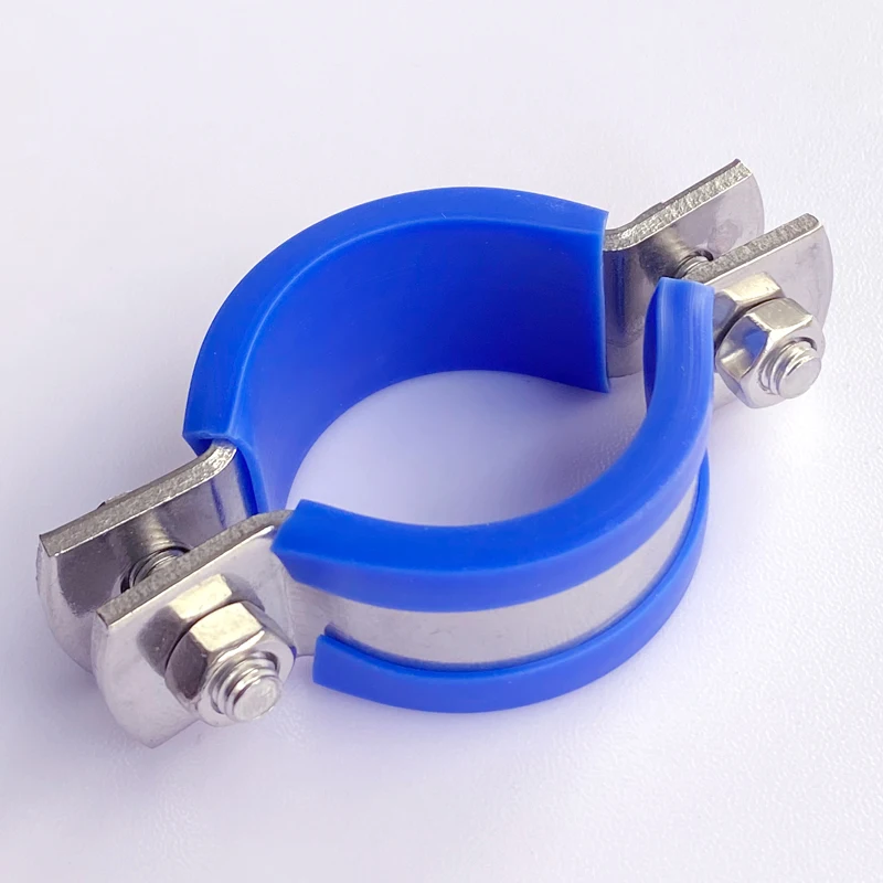 

Free Shipping 1Pcs With Blue Case 12-140mm Tube 304 Stainless Steel Pipe Hanger Bracket Clamp Suppoert Clip