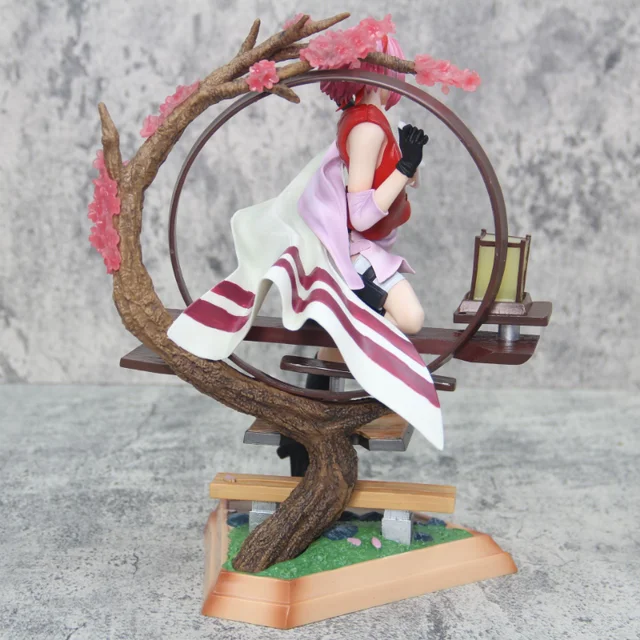 30cm Anime Figure NARUTO Tsunade Haruno Sakura Sexy Standing Posture Statue PVC for Ornaments Collection Family Model Toys Gift
