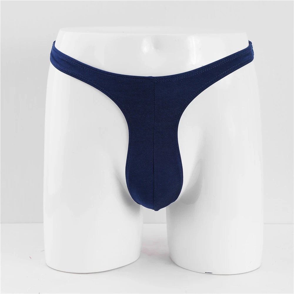 

Men's Sexy T-back Thongs Male Bulge Pouch Underwear Man Sexy Panties Backless Breathable Low Waist G-string Sexy Underpants A50