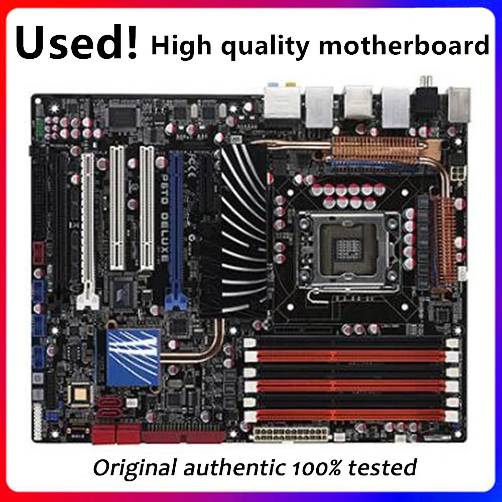 Per P6Td Deluxe Usato Originale Per Intel X58 Socket Lga 1366 Ddr3 Scheda Madre Lga1366 Mainboard