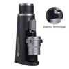 STARSEEKER EDGE Titanium Burr Coffee Grinder 48MM Espresso Burrs Stepless Fineness Adjustment Electric Coffee Grinders Black 6