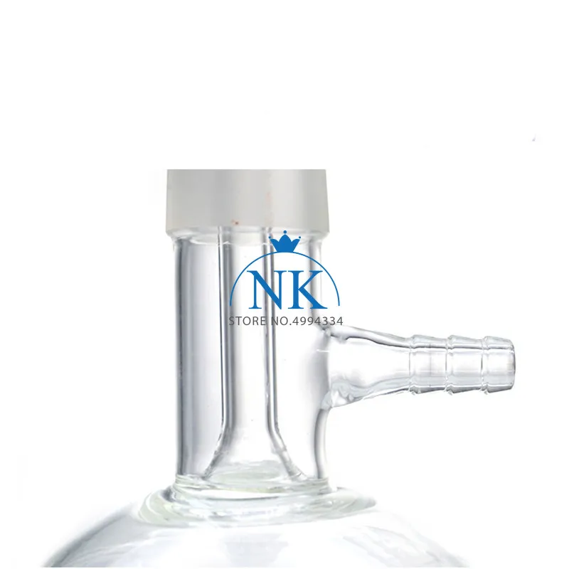 1PCS 35ml/60ml/100ml/150ml/250ml/500ml/1000ml Glass 24# Suction Filter Funnel with Glass Hole Filter Plate Science Lab Tools Lab Glass Supplies Lab Separatory Funnel