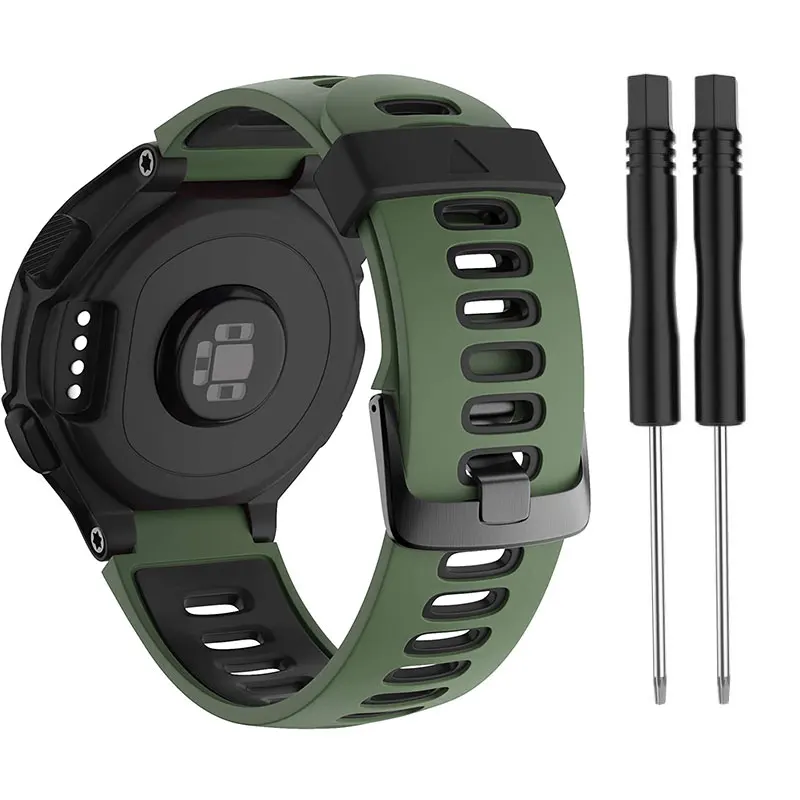 Soft Silicone Waterproof Sport Watch Band Replacement