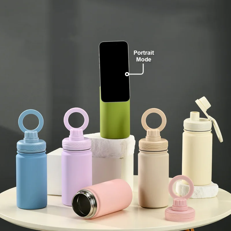 350ml MagSafe 316L Stainless Steel Sports Water Bottle Magnetic Thermos Flask Personalized Gift view 4