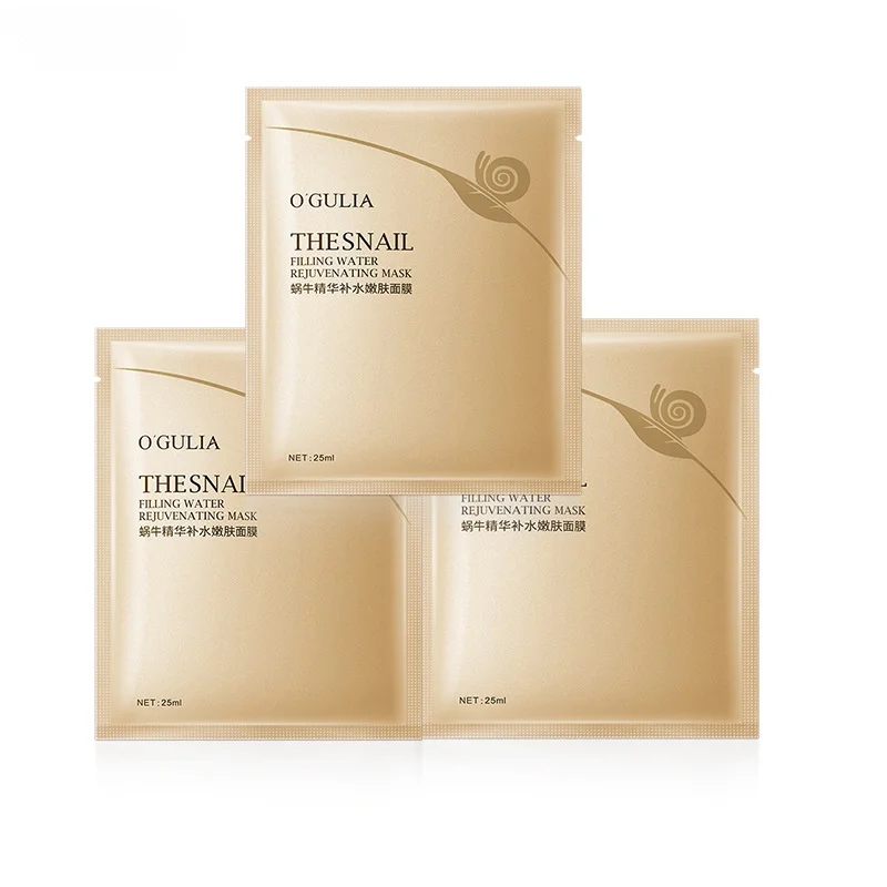 

Snail essence moisturizing and tender skin facial mask makeup foundation