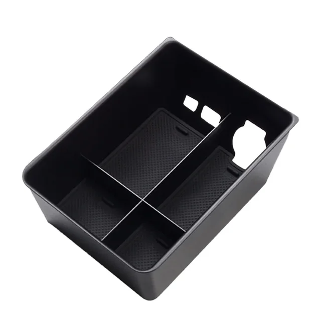 Car Armrest Storage Box Fits For ZEEKR 001 Center Tray Tidying Accessiories Black Automobiles Interior Stowing Accessories 2