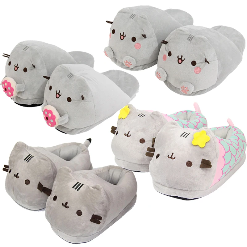 Pusheens Pantofola di peluche Cartoon Cute Fashion Divertenti