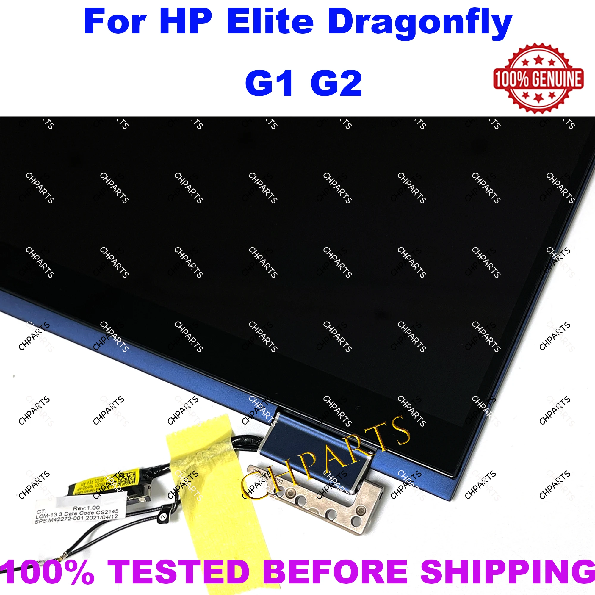 【LCD換装済】HP Dragonfly G2 11th i5 16G 512G For HP Elite Dragonfly Notebook PC Screen Touch Display G2