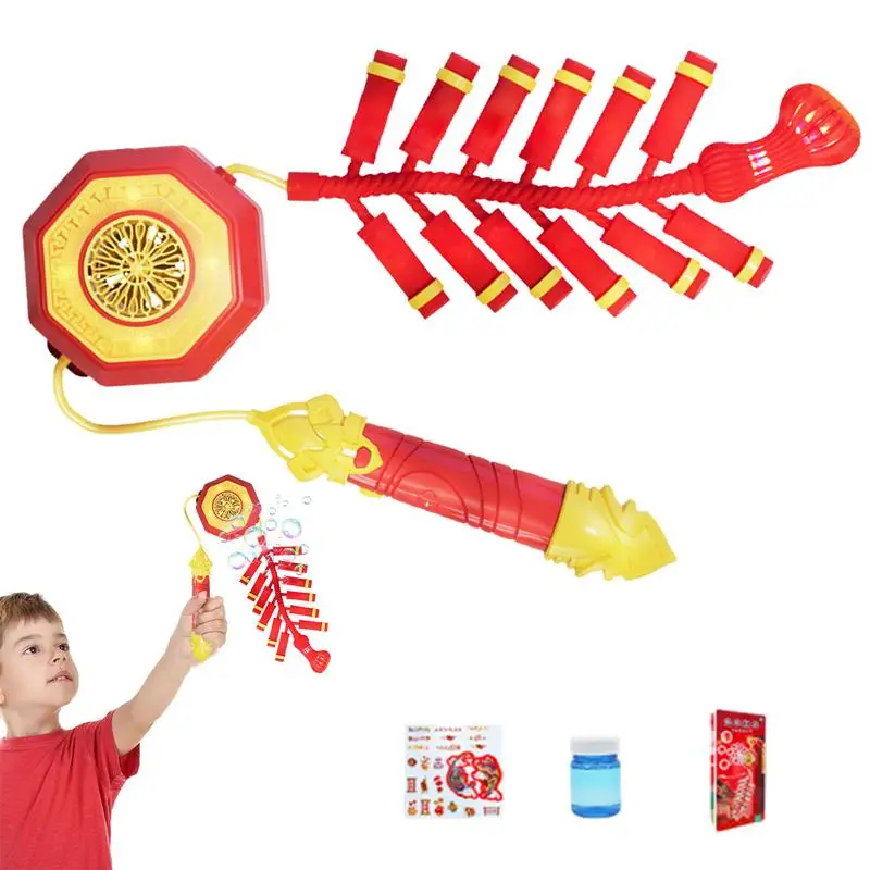 

Bubble Blowing Machine Automatic Bubble Maker With Lights And Sounds LED Automatic Bubble Blower For Spring Festival New Year To