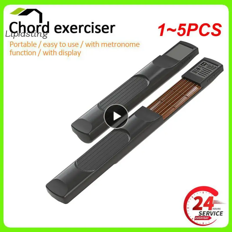 

1~5PCS Portable Pocket Guitar Chord Trainer Practice Tools Rotatable Chords Chart Screen Guitar Finger Exerciser for Beginner