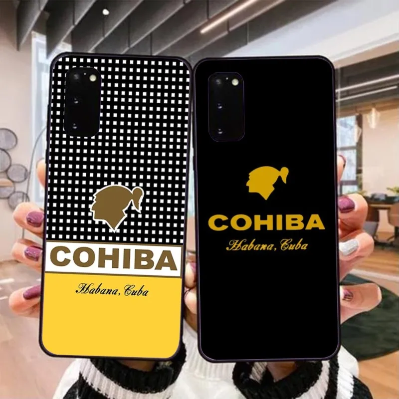 C-Cohiba Custodia Per Telefono Di Lusso Per Realme Gt 2 9I 8I 7I Pro X50 X2 C35 C21 C20 C11 C3 Cover Morbida Nera Funda Shell