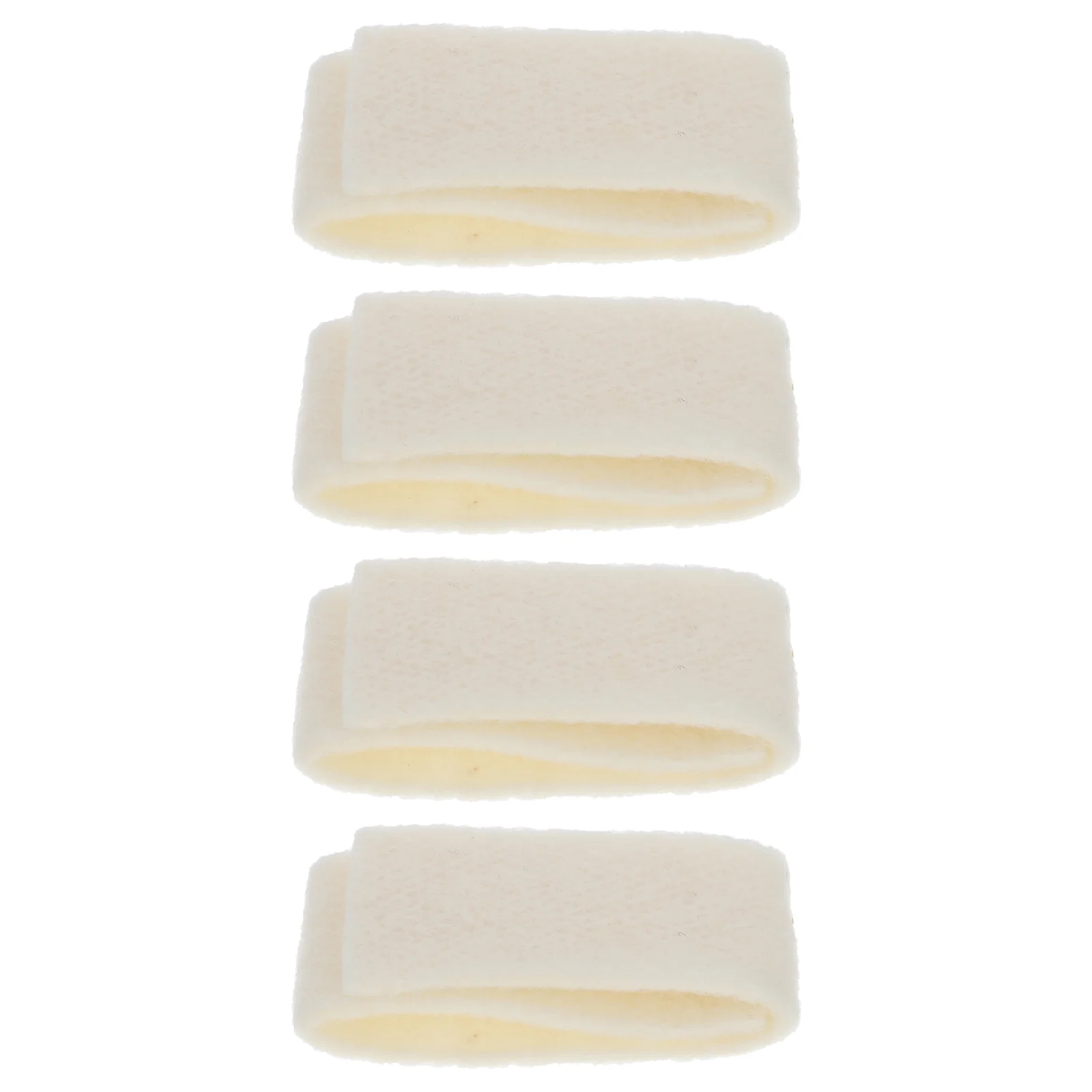 

4 Pcs Erhu Sound Filter Pad Portable Practice Silencer Supply Huqin Comfortable Strengthen Useful Mute White