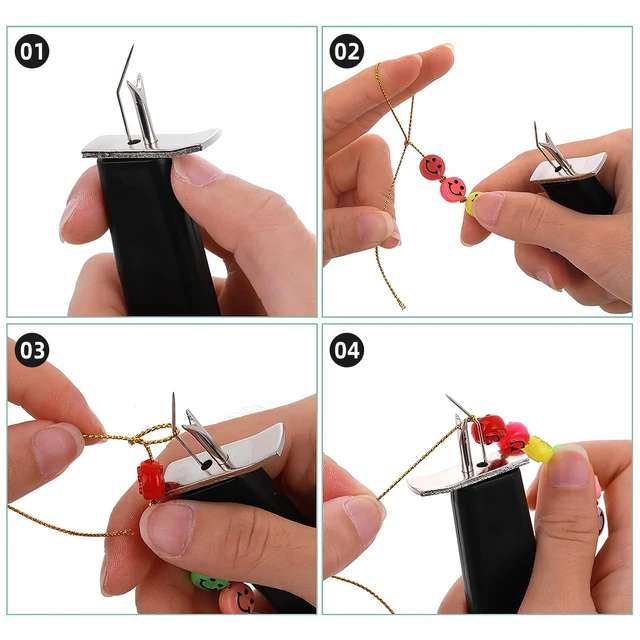 DIY Bead Knotting Tool Secure Knots Stringing Scattered Wear Beads