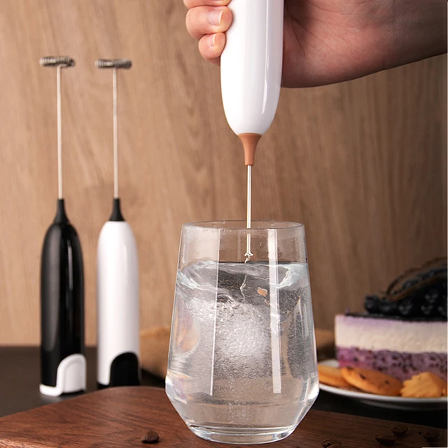 Montalatte elettrico bevanda da cucina Foamer Mixer agitatore caffè Cappuccino Creamer frusta miscela schiumosa frusta per uova 5