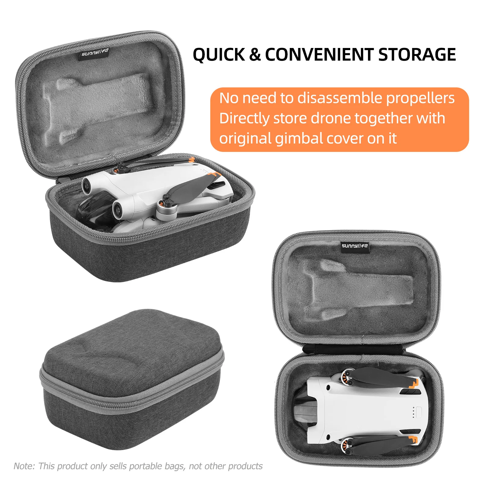 Drone Accessories Drone Storage Bag DJI Case Drone Case Portable Carrying Case For DJI Mini 3 Pro Storage Bag Remote Controller Battery Drone Body Handbag for DJI Mini 3 Pro Accessory