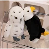 25cm Simulation Stuffed Animal Cute Birds Parrots Toucan Owl Eagle Peacock Plushies Kids Baby Toys Educational Gift For Children 5